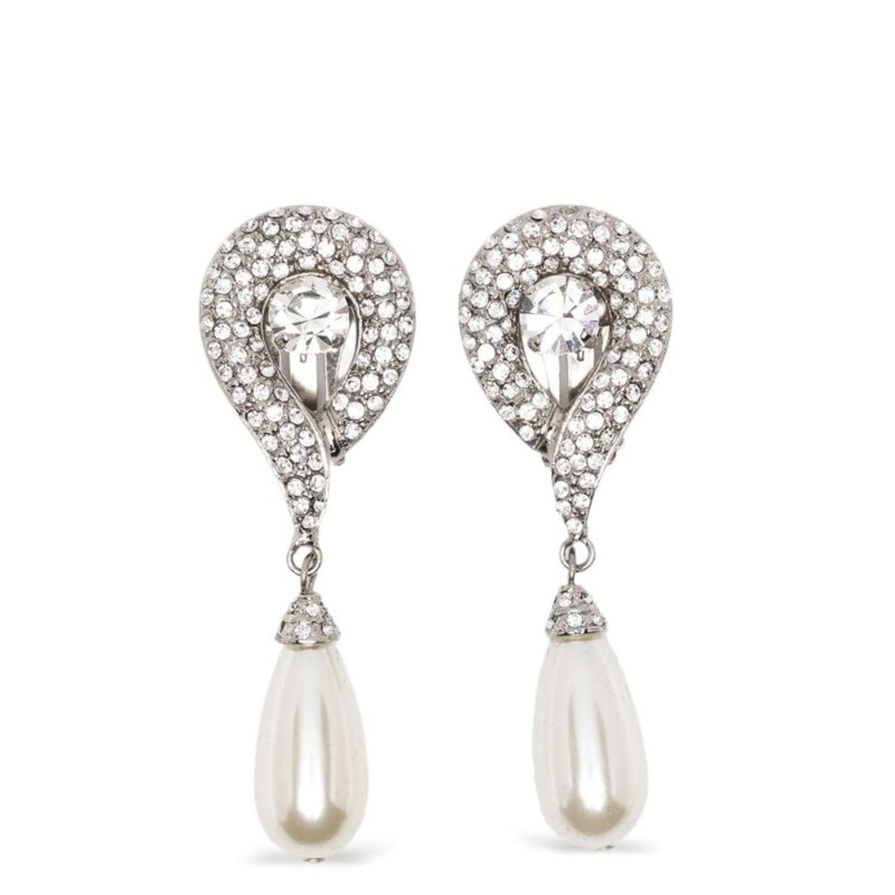 Alessandra Rich Women Pendant Pearl Earrings